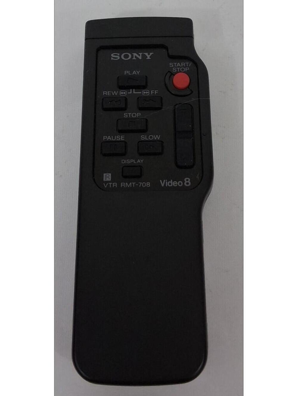OEM Vintage SONY Video 8 VTR RMT-708 Remote Control Working TESTED
